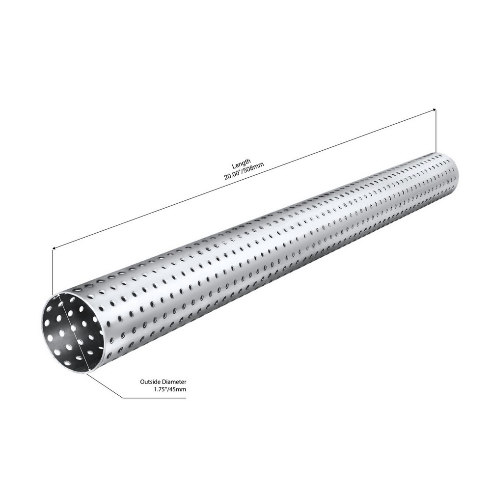 FORTLUFT Exhaust Perforated Pipe Stainless Steel FORTLUFT Auto Parts & Car Tuning Store