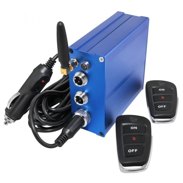 Car Exhaust Valve Kit Electric Remote Control Vacuum Controller Device Blue Auto Components, Exhaust Valve Controller, Exhaust Valve Kit, For Car