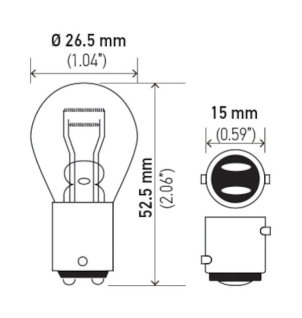 Hella 7225 Multi-Purpose Light Bulb Pack of 10 – FORTLUFT Auto Parts