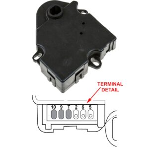 Global Parts Distributors LLC 1712273 gpd HVAC Actuator 1712273