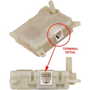 Global Parts Distributors LLC 1712304 gpd HVAC Actuator 1712304