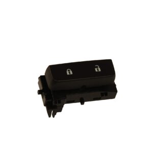 ACDelco 15804094 Black Single Door Lock Switch with Blue Backlighting