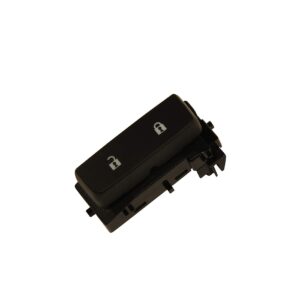 ACDelco 15804093 Ebony Driver Side Door Lock Switch with Blue Lagoon Backlighting