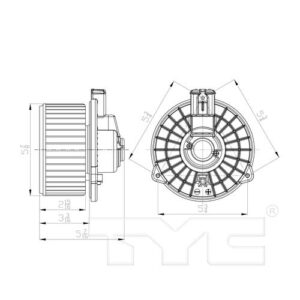 TYC Products 700302 Hvac Blower Mot