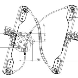 TYC Products 660398 Power Window Mo