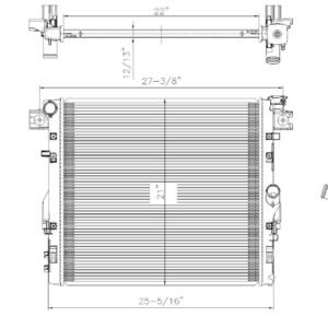 TYC Products 2957 Radiator Assemb