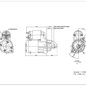 TYC Products 1-17994 Starter Motor