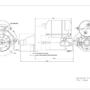TYC Products 1-17735 Starter Motor