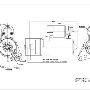 TYC Products 1-17968 Starter Motor