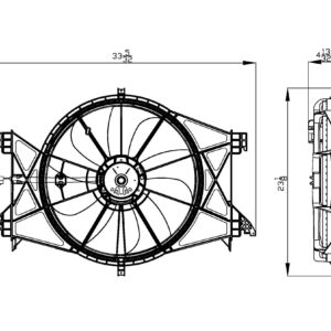 TYC Products 622360 Dual Radiator A