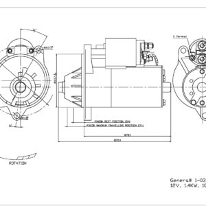 TYC Products 1-03274 Starter Motor