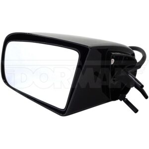 DORMAN 955-122 Side View Mirror - Left, Power Remote; Black; With 117mm 4.5 In. Base