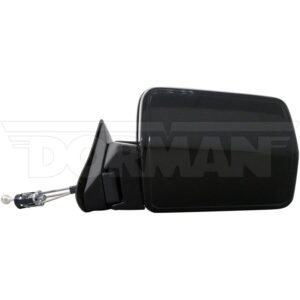 DORMAN 955-238 Side View Mirror - Left, Manual Remote, Black