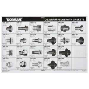 DORMAN 030-539 Oil Drain Plug Tech Tray - 22 SKUs - 44 Pieces