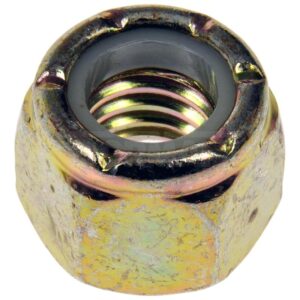DORMAN 250-012 Hex Lock Nuts With Nylon Ring-Grade 2- Thread Size 3/8-16 In.