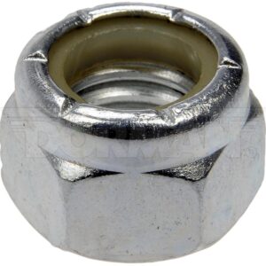 DORMAN 250-013 Hex Lock Nuts With Nylon Ring-Grade 2- Thread Size 7/16-14 In.