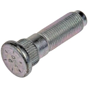 DORMAN 610-280 1/2-20 Serrated Wheel Stud - .615 In. Knurl, 1-7/8 In. Length