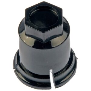 DORMAN 611-619 Black Wheel Nut Cover M24-2.0, Hex 19mm