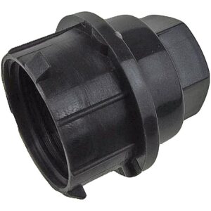 DORMAN 611-634 Lt. Black Metallic Plastic Wheel Nut Cover M24-2.0 Mod, Hex 19mm