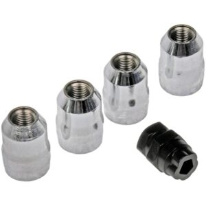 DORMAN 711-221 Wheel Nut Lock Chrome Acorn Lock 1/2-20