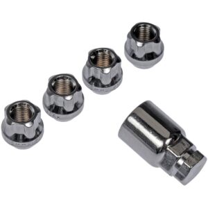 DORMAN 711-326 Wheel Nut Lock Chrome Bulge Lock Set M12-1.50