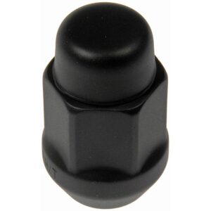 DORMAN 711-335C Matte Black Acorn Nut Lock Set M12-1.50