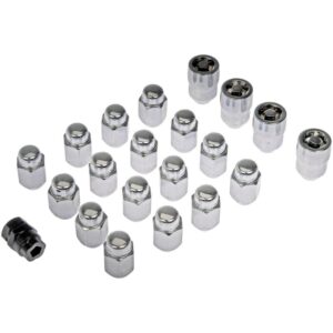 DORMAN 711-341 Chrome Acorn Set 20 Piece -  M12-1.50