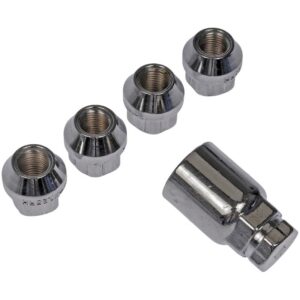 DORMAN 711-426 Wheel Nut Lock Chrome Bulge Lock Set M12-1.25