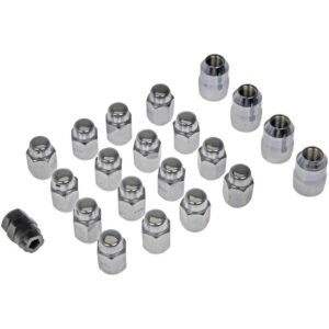 DORMAN 711-641 Chrome Acorn 2-Pc M14-1.50