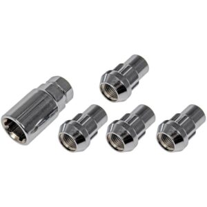 DORMAN 712-228 Wheel Nut Lock Chrome Acorn Set 1/2-20