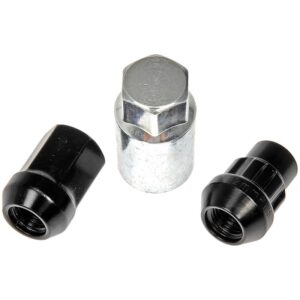 DORMAN 713-375A Black Acorn Wheel Nut Lock Set
