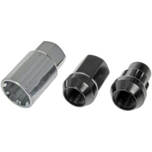 DORMAN 713-675A Black Acorn Wheel Nut Lock Set