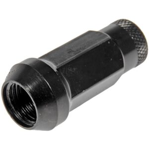 DORMAN 713-685A Black Open End Knurled Wheel Nuts