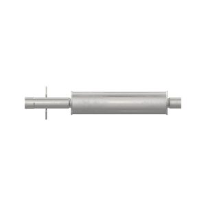 Walker Exhaust 21749 Direct Fit Exhaust Resonator and Pipe Assembly 2.5" Inlet (ID) 2.5" Outlet (OD)