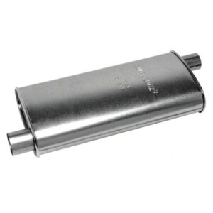 Walker Exhaust 21910 Quiet-Flow SS Direct Fit Exhaust Muffler 2.5" Inlet (ID) 2.25" Outlet (OD)