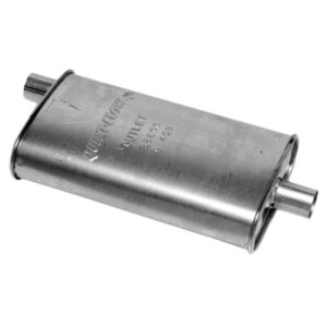 Walker Exhaust 22266 Quiet-Flow SS Direct Fit Exhaust Muffler 1.5" Inlet (ID) 1.5" Outlet (ID)