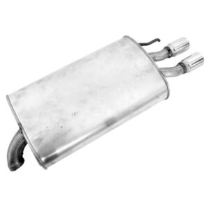 Walker Exhaust 53711 Quiet-Flow SS Direct Fit Exhaust Muffler Assembly 2" Inlet (ID) 2.5" Outlet (OD)