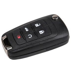ACDelco 13504259 Folding Door Lock and Ignition Lock Key with Transmitter (Programming Required)