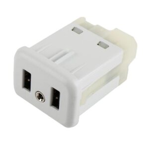 ACDelco 13519225 White Matte Multimedia Receptacle