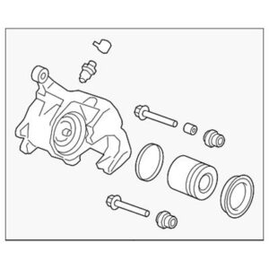 ACDelco 13537062 Rear Brake Caliper