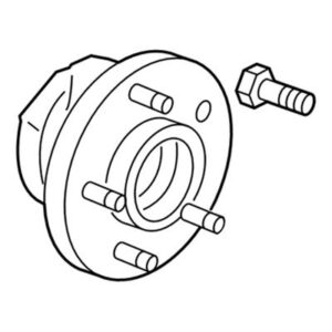 ACDelco 13546719 Front Wheel Hub with Bearing and Wheel Speed Sensor