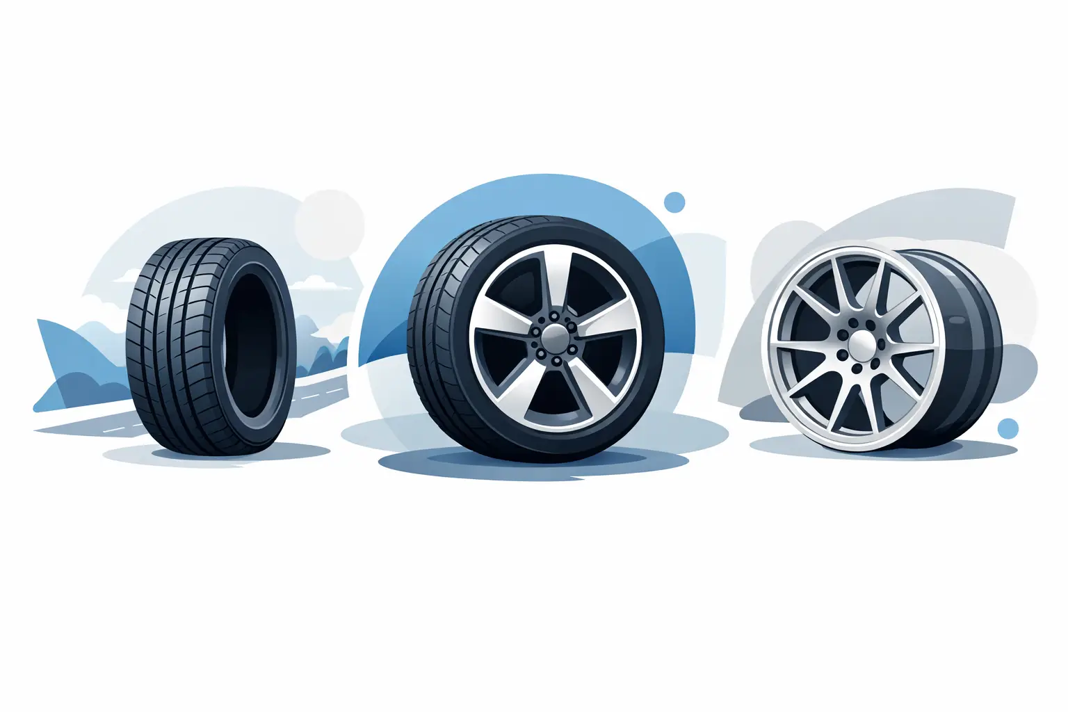 Difference Between Tires, Wheels, and Rims