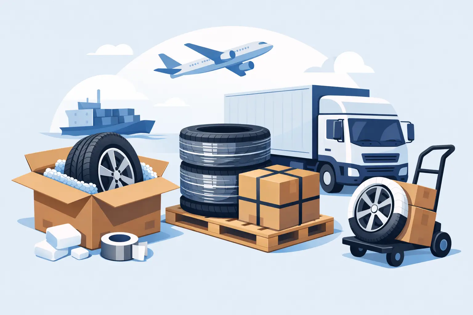 How to Ship Tires and Wheels Safely