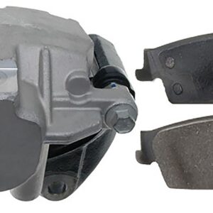 ACDelco 18R2470PV Rear Driver Side Disc Brake Caliper Assembly with Semi-Metallic Pads (Loaded Police), Remanufactured