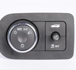 ACDelco 22771141 Ebony Headlamp, Instrument Panel Dimmer, Traction Control, and Accessory Switch