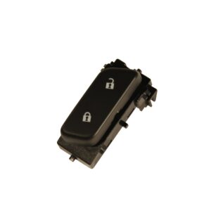 ACDelco 25867270 Ebony Driver Side Door Lock Switch with Blue Lagoon Backlighting