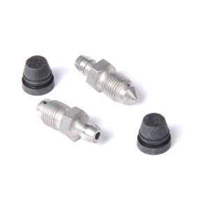 ACDelco 25900782 Front Disc Brake Caliper Bleeder Valve Kit with Bleeder Valves and Caps