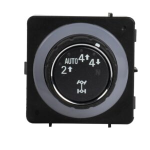 ACDelco 84254255 Black Carbon Metallic Transfer Case Selector Switch