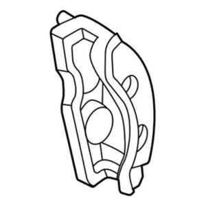 ACDelco 87859911 Front Passenger Side Brake Caliper without Pads and Bracket