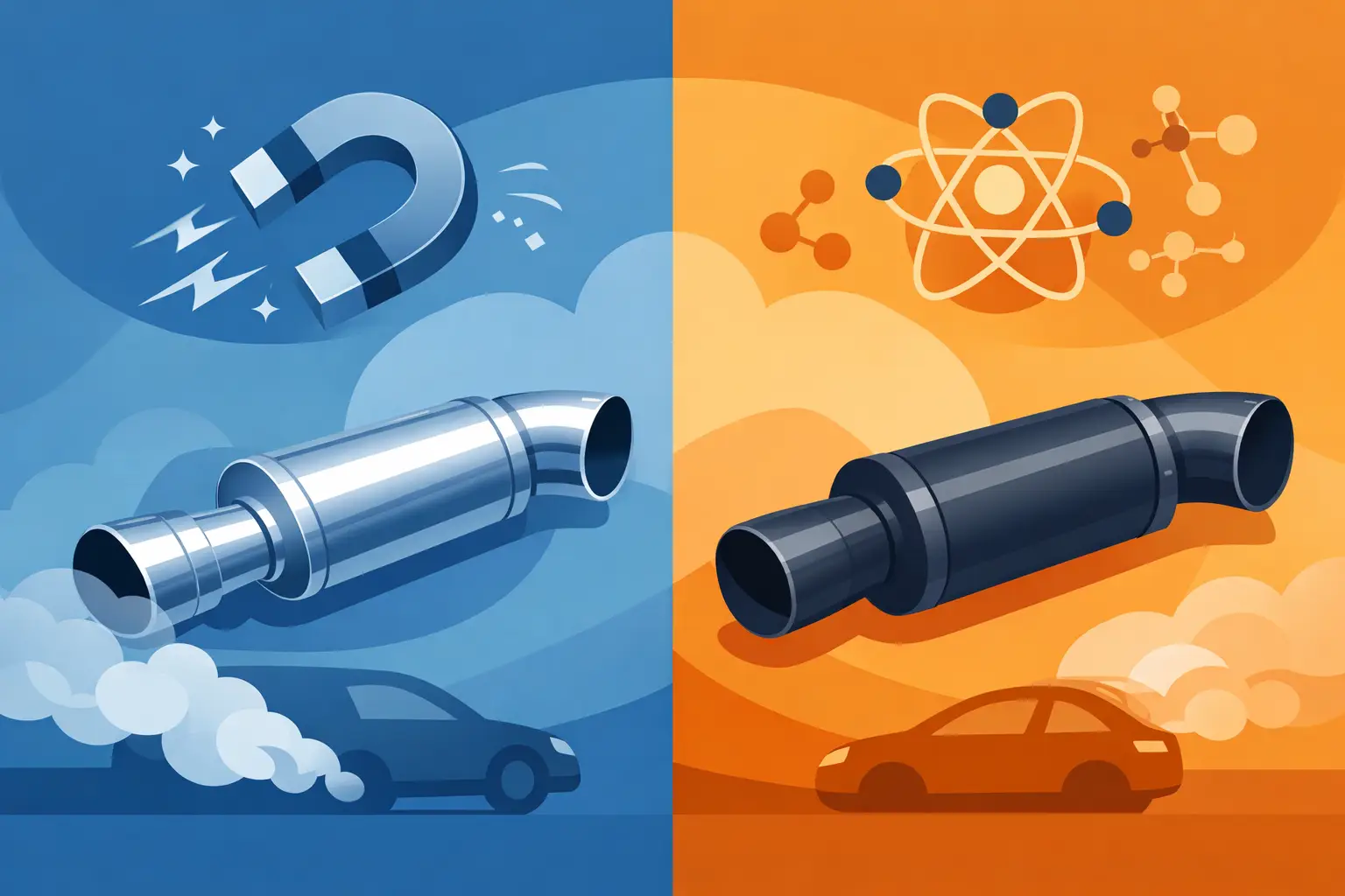 Are Nonmagnetic Exhaust Pipes Better?